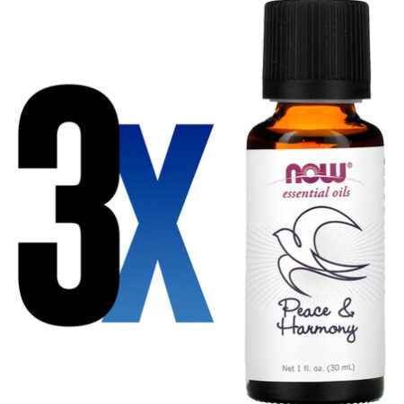 Mistura De Óleos Paz E Harmonia Now Foods 30ml Importado 3un - Imagem 2