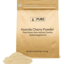 Ingredientes Originais Puros Acerola Cereja Em Pó 4oz Não Og