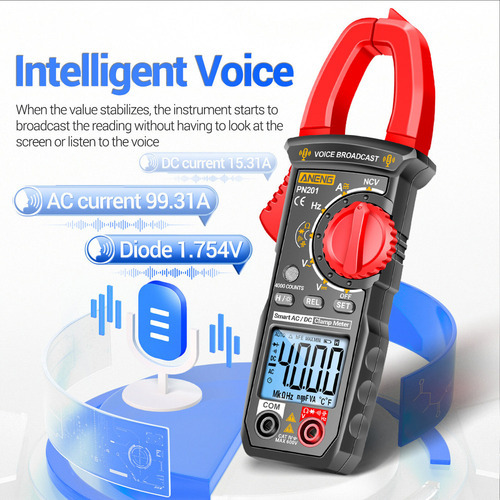 Teste De Multímetro De Medidores De Voz Aneng Pn201 Com Medi - Imagem 3