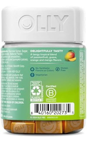 Pensador De Olly Energizado Chews Brainy, 70mg De Cafeína, V - Imagem 6