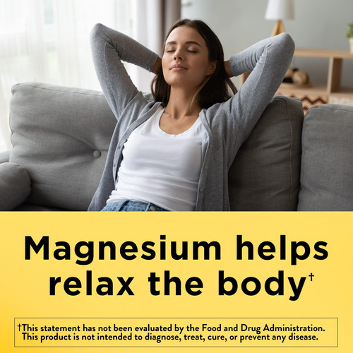 Suplemento Dietético Nature Made Magnésio 250mg 90 Cápsulas - Imagem 3