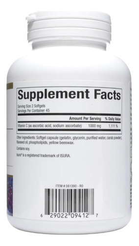 Bioclinic Naturals - Vitamina C Lipossomal 90 Cápsulas Softg - Imagem 2