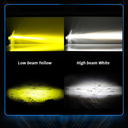 Par Super Farol Led Cree 80w Forte Auxiliar Milha Carro Moto - Imagem 8