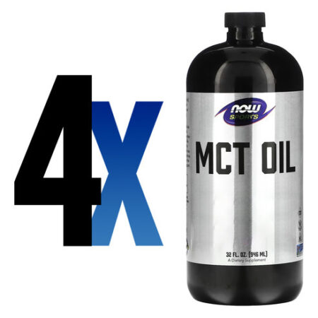 Óleo De Mct Now Foods 946 Ml Puro Importado 4un - Imagem 2