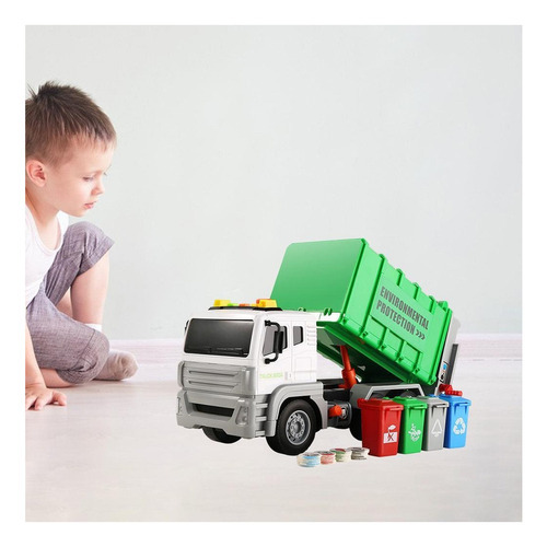 Para Novo Brinquedo De Caminhão De Lixo De 13 Polegadas - Imagem 7