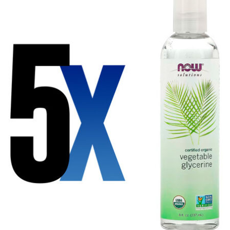 Glicerina Vegetal Orgânica Now Foods 237 Ml Importado 5un - Imagem 2