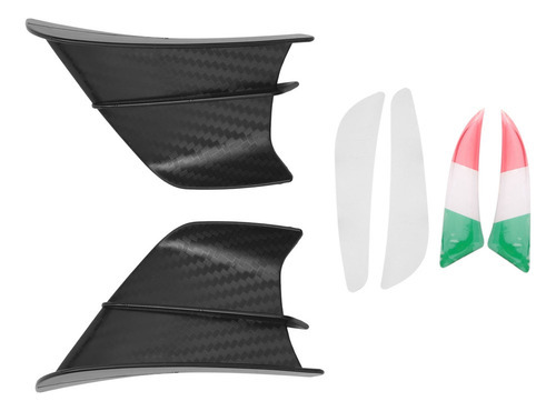Kit De Asa Aerodinâmica Para Motocicleta Winglet Spoiler Mot - Imagem 3