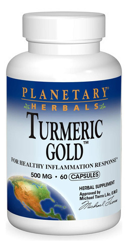 Herbals Planetários Açafrão 500mg, Para Resposta Saudável Da