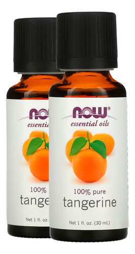 Óleo De Tangerina Now Foods 30 Ml Puro Importado 2un