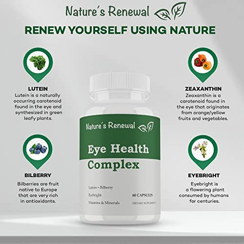 Suplemento Natures Renewal Eye Health Complex Com Zeaxanti - Imagem 3