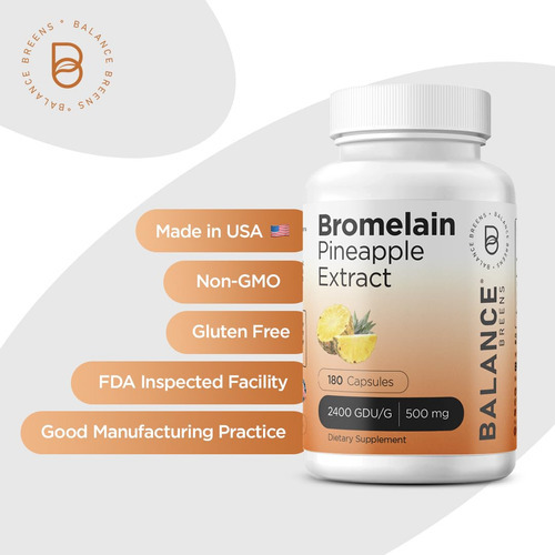 Suplemento Balance Breens Bromelaína E Extrato De Abacaxi 50 - Imagem 6