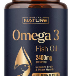Suplemento De Óleo De Peixe Ômega 3 - 2.400 Mg De Óleo De Pe