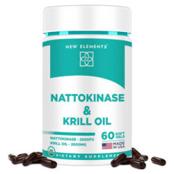 Suplemento Nattokinase 4000 Fu Orgânico Com Óleo De Krill An