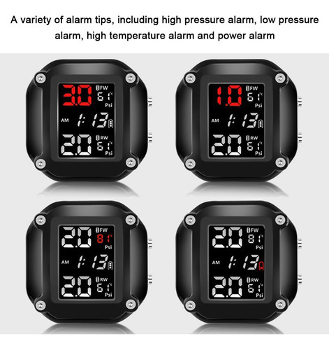 H Monitor De Pressão De Pneu Detector Tpms - Imagem 9