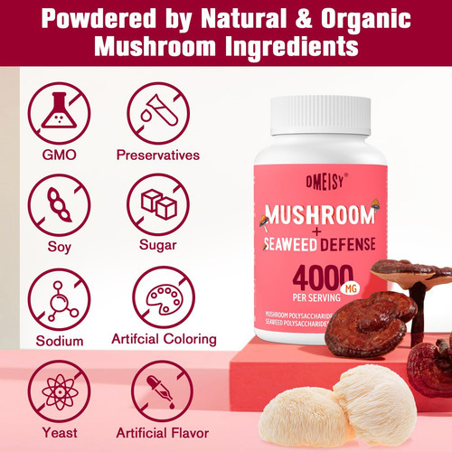 Complexo De Cogumelos Sublingual 4000 Mg, Suplemento De Cogu - Imagem 7