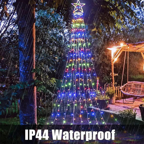 R Decoração De Jardim De Natal Com Luzes Solares Led - Imagem 4
