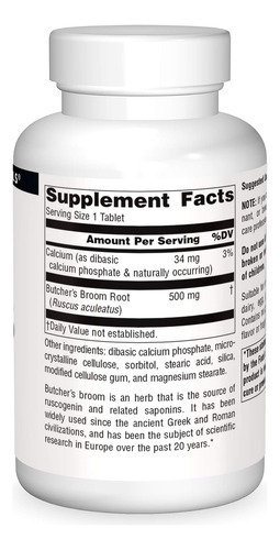 Source Naturals Suplemento Dietético Para Vassoura De Açougu - Imagem 2