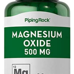 Óxido De Magnésio | 500mg | 90 Cápsulas | Suplemento Sem Og