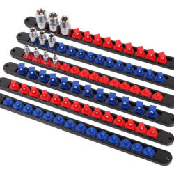 6pc Abs Socket Organizer Suporte De Soquete Giratório De 360