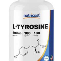 Suplemento Nutricost L-tirosina 500mg 180 Cápsulas