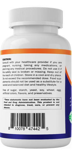 Vitamatic 5-htp 200 Mg Com B6 5 Mg Por Porção - 240 Cápsulas - Imagem 3