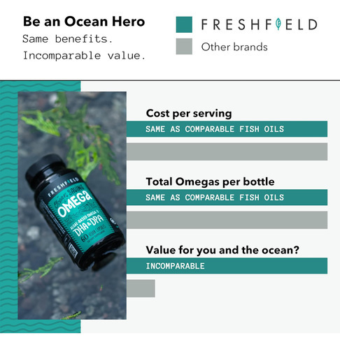 Ômega 3 Que Economiza Oceano, Substituto De Óleo De Peixe, F - Imagem 6