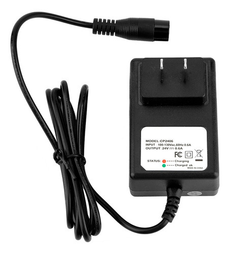 Carregador De Bateria De Scooter Elétrico 24v 0.6a Para Razo - Imagem 4
