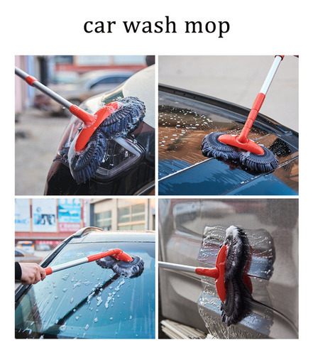 Kit De Esfregão De Limpeza Pesado Retrátil Automotivo, Esfre - Imagem 3