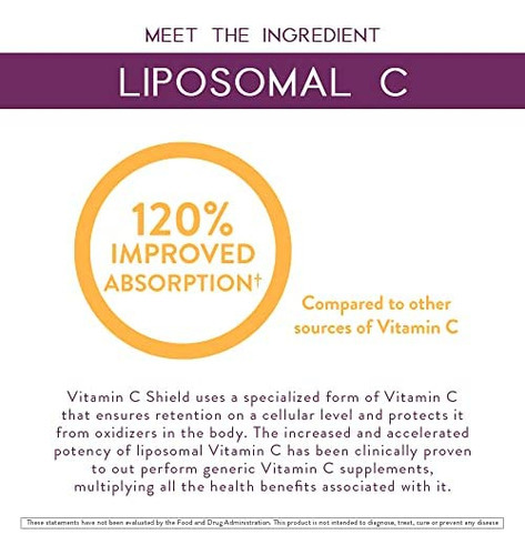 Body Kitchen Lipossomal Vitamin C Shield, 1000 Mg Pureway-c, - Imagem 3
