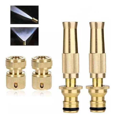 2pzas Pulverização Conector De Alta Pressão Esguincho Mangue