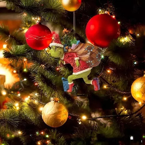Novas 18 Peças De Figuras Decorativas De Grinch, Decoração - Imagem 5