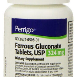 Suplemento: Paddock Laboratories: Gluconato Ferroso 324 Mg 1