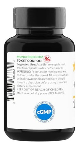 Monoherb Gokhru - Gokhshura - Extrato 1000 Mg - 90 Cápsulas - Imagem 3