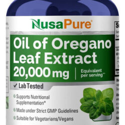 Extrato De Óleo De Orégano Nusapure Mg | 200 Cápsulas Vegeta