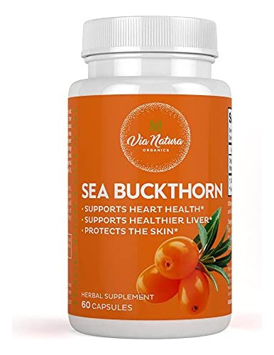Via Natura Organics Cápsulas De Espinheiro Marinho 1000mg |