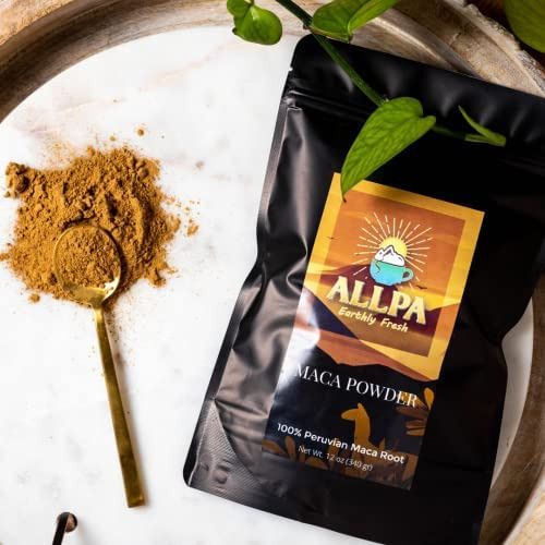 Allpa Maca Peruana Em Pó 12 Onças, Maca Em Pó Orgânica, Mac - Imagem 2