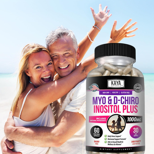Kaya Naturals Myo & D-chiro Inositol Plus Suporte Para Mulhe - Imagem 8