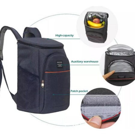 Yiyi Bolsa Térmica Oxford Big Cooler Mochila À Prova De Vaza - Imagem 10