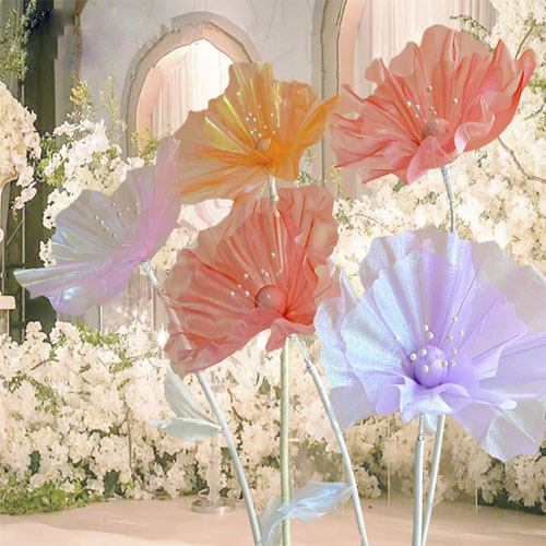 Decoração De Festa De Casamento Com Flor Gigante De 50 Cm - Imagem 3