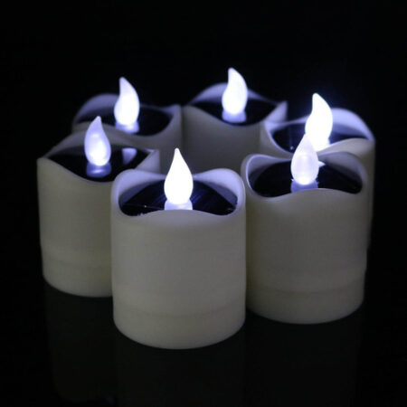 6 Peças De Luz De Vela De Halloween, Decoração Externa, Led - Imagem 6
