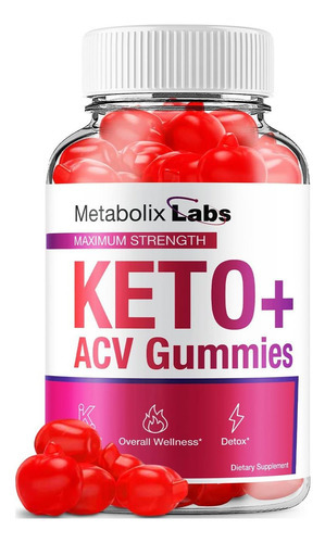 Gomas Metabolix Labs Keto Acv - Fórmula Avançada Metabolix K