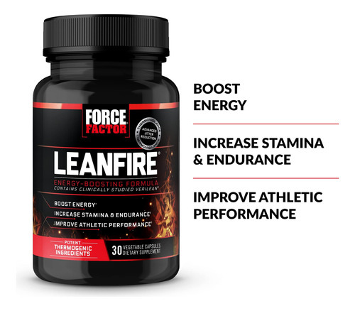 Force Factor Leanfire Pré -treino De Pílulas Energéticas Com - Imagem 2
