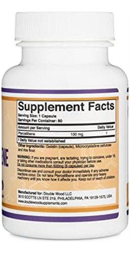 Suplemento De Pterostilbeno Em Cápsulas De 100 Mg (testado) - Imagem 2