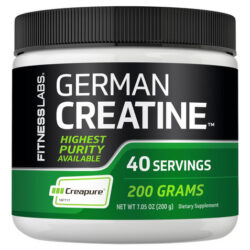 Pó De Creatina Alemã Fitness Labs | 7,05 Onças | 39 Porções