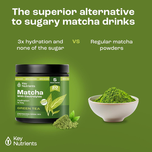 Nutrientes Chave Matcha Em Pó - Matcha Em Pó Sem Açúcar - Ma - Imagem 3