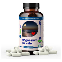 Suplemento De Tazuramento De Magnésio Natural 1500 Mg Com 90