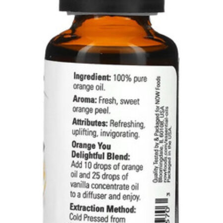 Óleo De Laranja Now Foods Orange Oil 30ml - Imagem 2