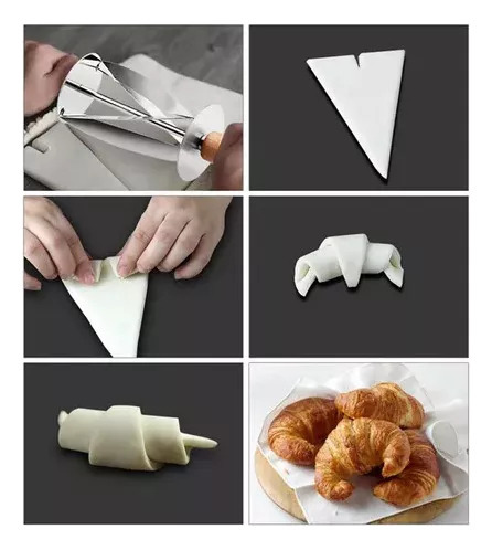 Cortador De Rolos Para Croissants Cortador De Massa Para Cro - Imagem 6