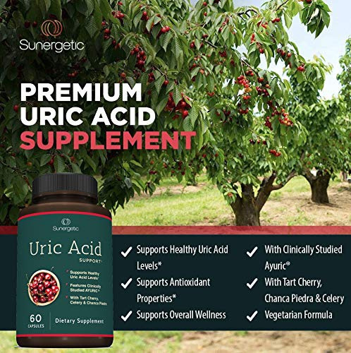 Suplemento Sunergetic Premium Uric Acid Support 60 Cápsulas - Imagem 4