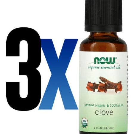 Óleo De Cravo Now Foods 30 Ml Orgânico Importado 3un - Imagem 2